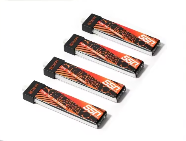 Акумулятор BETAFPV LAVA 1S 550mAh 3.8V 75C BT2.0 (4 од.) 04-0101 фото