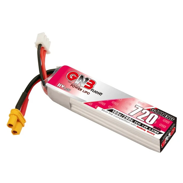 Акумулятор GNB 2S 720mAh 7.6V 100C/200C XT30 04-0203 фото